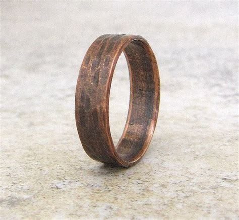 Mens Copper Wedding Band Jenniemarieweddings