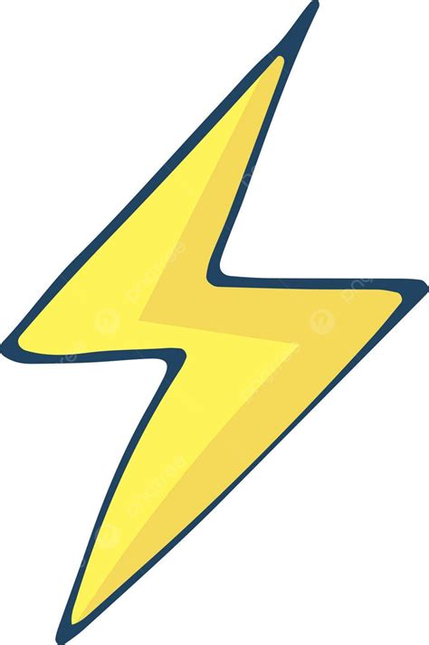 Lightning Symbol Flash Sign Energy Power Icon Shiny Magic Color Vector