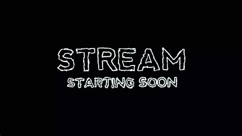 Simple Screen Stream Starting Soon Electric Effect 37240602 Stock Video