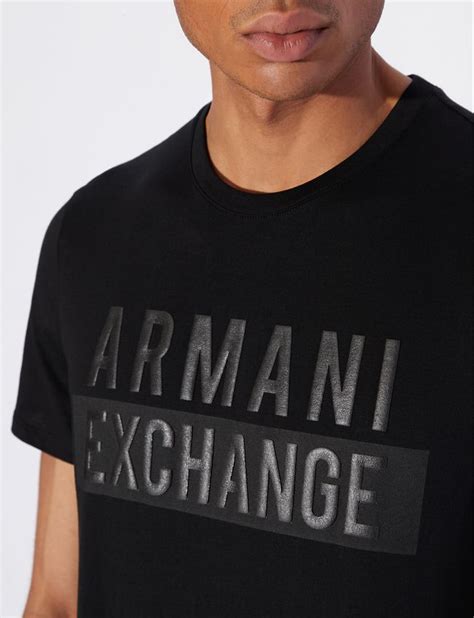 Armani Exchange Slim Fit T Shirt Logo T Shirt For Men Ax Online