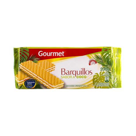 Barquillos Sorbetos Sabor A Coco Gourmet G Oz