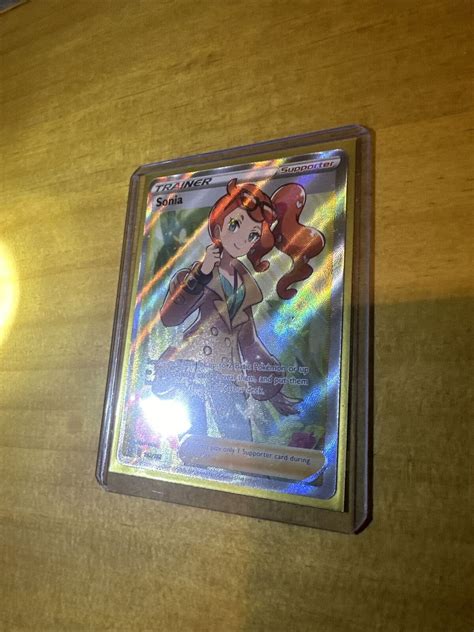 Sonia 192 192 Holo Full Art Rebel Clash Ultra Rare Pokémon Tcg Cards Ebay