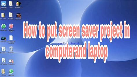 How To Set Screen Saver In Laptop And Computer Technical Abdul