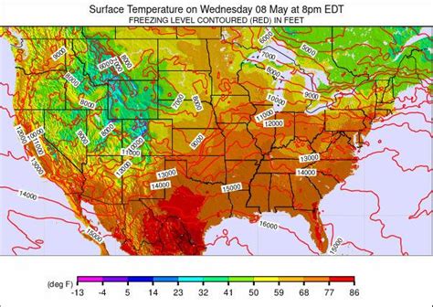 United States Temperature Forecast