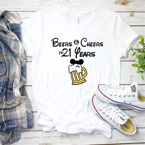 Cheers And Beers To 21 Years SVG 40th Birthday Twenty One Etsy