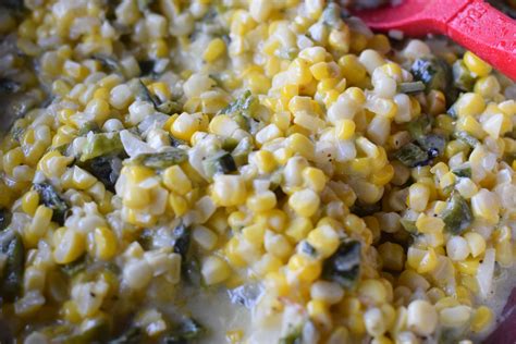 Poblano Creamed Corn Melissa Cookston Recipe Creamed Corn