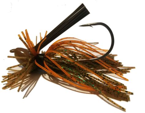 Wood Thumper Jigs 44 Green And Orange Pumpkin Tight Line Jigs