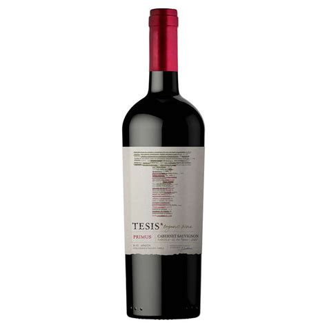 Booz Cl Vino Tesis De Primus Cabernet Sauvignon Cc