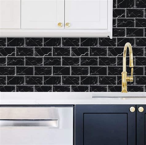 Buy STICKGOO 10 Sheet Backsplash Peel And Stick Subway Tile Self