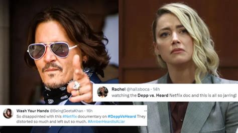 Depp V Heard Docuseries On Netflix Stirs Up The Internet Netizens Call