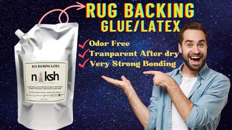 Backing Glue Latex For Rug Tufting Youtube