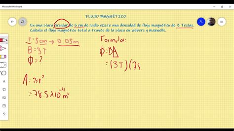 Ejemplo De Flujo Magn Tico Youtube