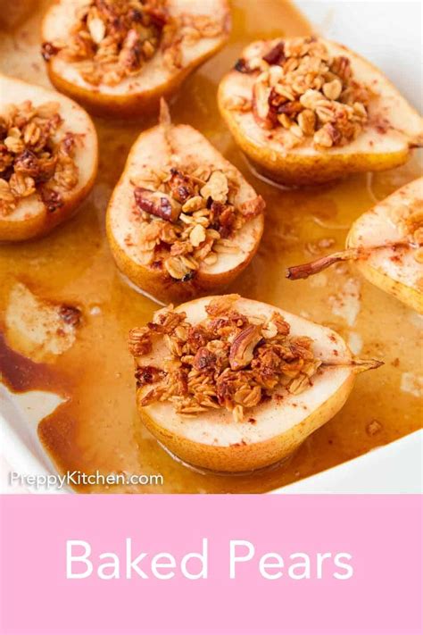 Made With A Few Simple Ingredients This Baked Pears Recipe Comes Together Easily These Lightly