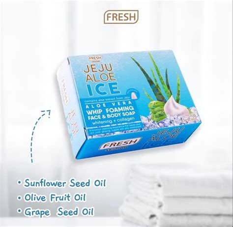 Jeju Aloe Ice Whipped Face And Body Soap La Belleza Au Skin And Wellness