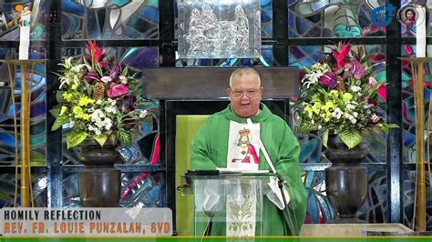 Homily By Fr Louie Punzalan Svd October Tuesday Th Week