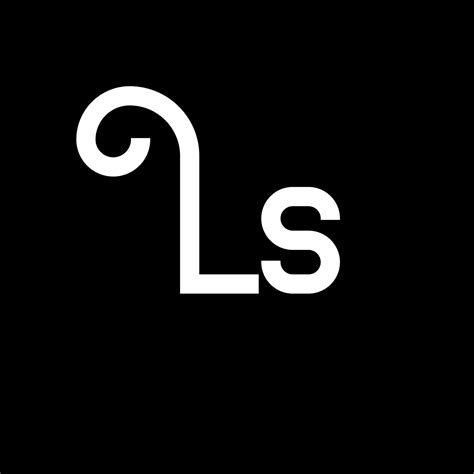 diseño del logotipo de la letra ls icono del logotipo de letras