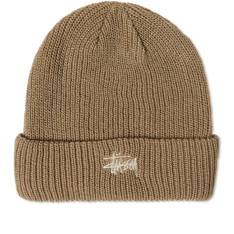 Stussy Basic Cuff Beanie Stone End Kr