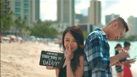 Surprise Pregnancy Announcement In Honolulu Hawaii Cinematic Video