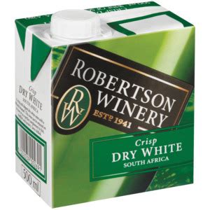 Robertson Winery Crisp Dry White Wine Box 500ml Offer At Checkers