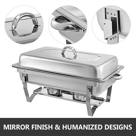 Buy Mophorn Chafing Dish Packs Quart Stainless Steel Chafer Full