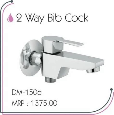 Wall Mounted Brass 2 Way Bib Cocks For Bathroom Fittings Model Name