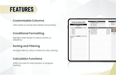 To Do List Excel Sheet Template in Excel, Google Sheets - Download ...