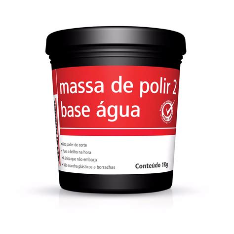 MASSA DE POLIR Nº2 BASE DÁGUA MAXI RUBBER 1KG Bond Tintas