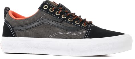 Vans Skate Old Skool Shoes Spitfire Black Flame Tactics