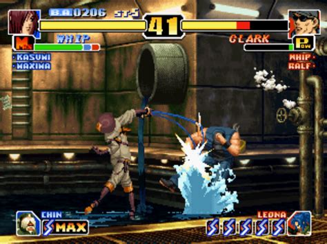 Screenshot Of The King Of Fighters 99 Millennium Battle PlayStation