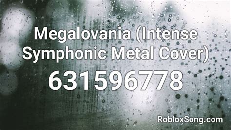 Megalovania Intense Symphonic Metal Cover Roblox ID Roblox Music Codes