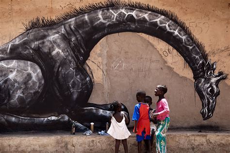 Living art in The Gambia | Wide Open Walls art project in West Africa ...