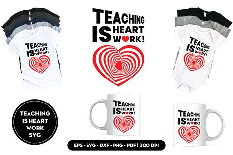 Teaching Is Heart Work Svg By Thai Thanh Hieu Thehungryjpeg