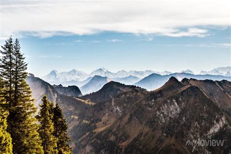 Berner Oberland Mit Eiger M Nch Jungfrau Und Niesen Schweizer Wall