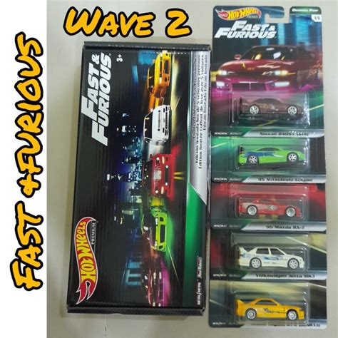 Hot Wheels Fast Furious Wave Original Fast Premium Box Set