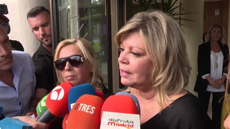 Terelu Campos y Carmen Borrego agradecen el cariño mostrado con su