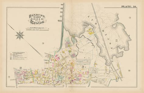 ROXBURY, Boston, Massachusetts 1882 Map - Replica or Genuine ORIGINAL