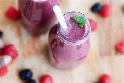 Triple Berry Protein Smoothie Fit Life With Fran