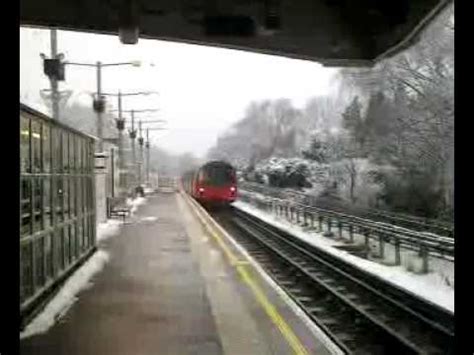 Burnt Oak Tube Station London Snow Fall Youtube