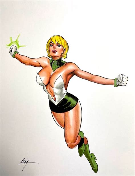 Green Lantern Arisia By Mc Wyman In Phillip Andersons Green Lantern