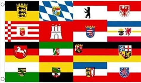 Flagge 16 LÄnder Deutschlands 150x90cm Bundesland Fahne 90 X 150 Cm