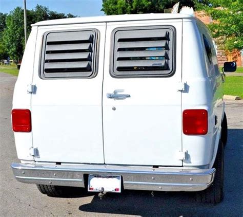 Chevy And Gmc 1971 1996 Full Size Van Rear Window Louvers Non Pop Out Astra Hammond 2001