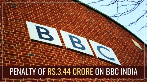 ED Imposesd Penalty Of Rs 3 44 Crore On BBC India For Violation Of FEMA