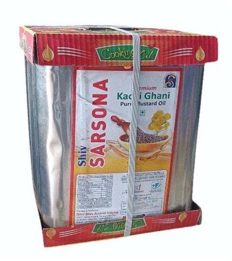 15L Shiv Sarsona Kachi Ghani Mustard Oil At Rs 1700 Tin In Kanpur ID