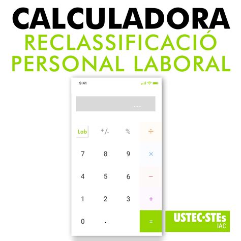 Calculadora De Reclassificaci Ustecstes