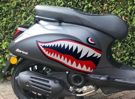 Jual Decal Sticker Vespa Shark Di Lapak Scootgoodsyk Bukalapak