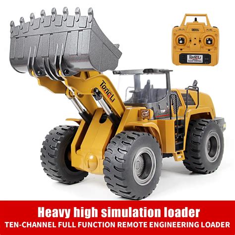 Tongli Adult Toys Rc Wheel Loader Indoor Outdoor Ghz Remote