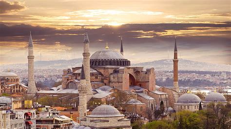 Online crop | HD wallpaper: Hagia Sophia, city, Istanbul, Turkey ...