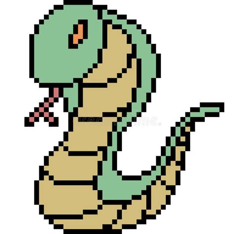 Aesthetic Snake Pixel Art