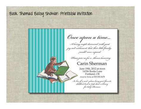 Book Baby Shower Invitation Wording Invitation Design Blog