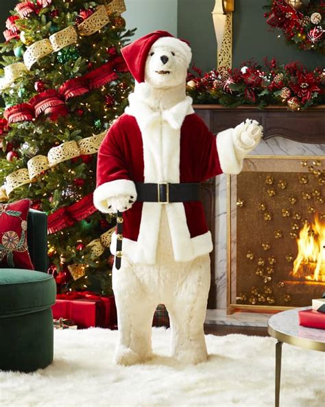 Ditz Designs By The Hen House Jingle All The Way Polar Bear 3 3 Christmas Tree Neiman Marcus